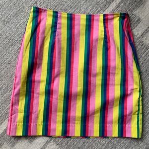 STAUD rainbow mini skirt 0